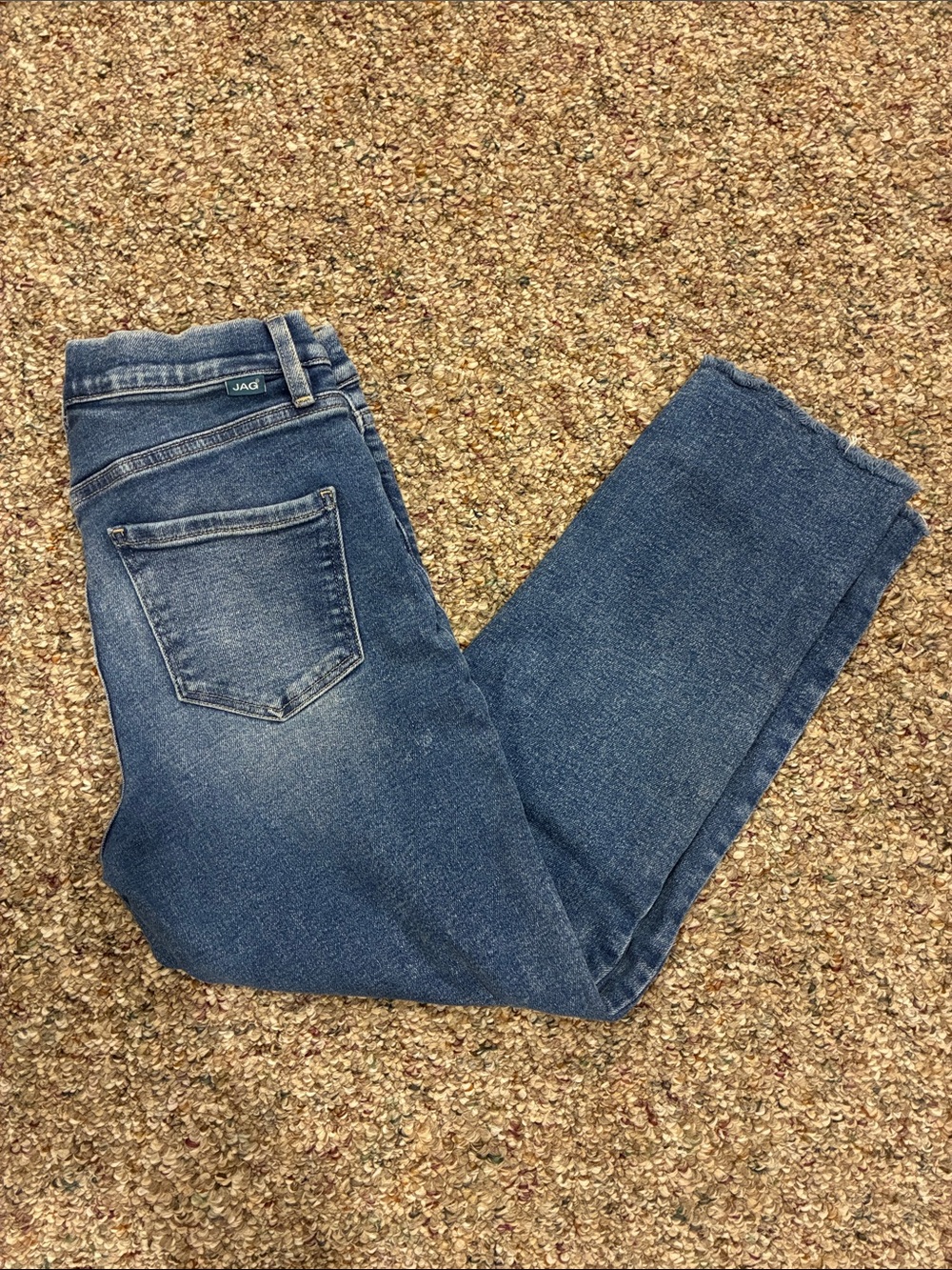 Jag Jeans Mid-Blue Valentina straight crop